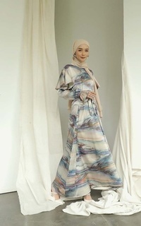 Long Dress Mecca Dress Marble-646994