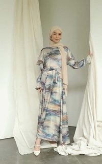 Long Dress Mecca Dress Marble-646995