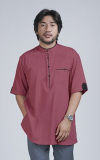 Menswear Koko Kurta lengan pendek KHALID 