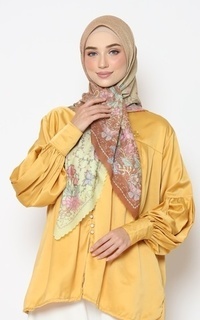 Hijab Motif HOKOKAI SERIES_LIME GOLD