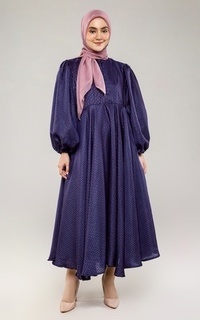 Long Dress Fauziah Dress Ungu