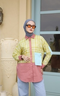 Kemeja Monty Shirt - Yellow