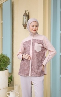 Kemeja Foire Shirt - Peach