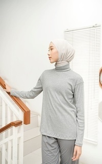 Blouse HIGHNECK TOP LONG SLEEVES