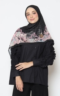 Hijab Motif JAPAN SERIES_BLACK