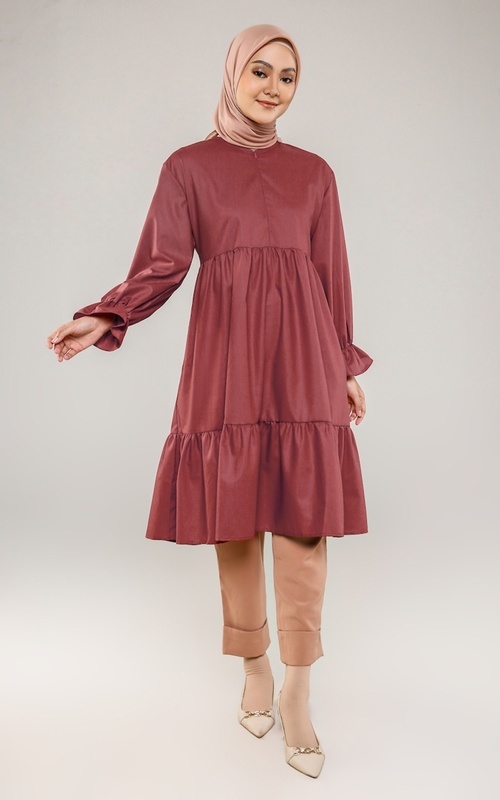 Tunik - Anya Tunic - Auburn Red