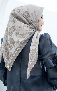 Hijab Motif Monochrome Series in Oat