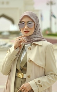 Hijab Motif The Grand Prix Voile Square - Pit