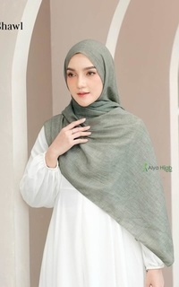 Plain Scarf Kirana Sawl - Alya Hijab by Naja