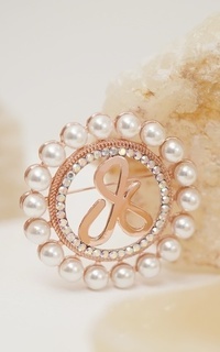 Bros Maely Brooch - Rose Gold