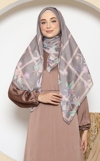 Printed Scarf KENANGA SERIES_CHOCO