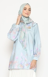 Hijab Motif KENANGA SERIES_MINT