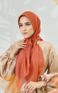 Hijab Motif Today's Scarf - Bronze