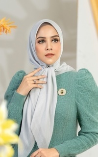 Hijab Motif Today's Scarf - Chalk