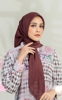 Hijab Motif Today's Scarf - Maroon