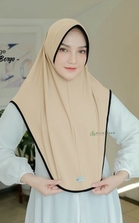 Plain Scarf Enisa Bergo - Alya Hijab by Naja