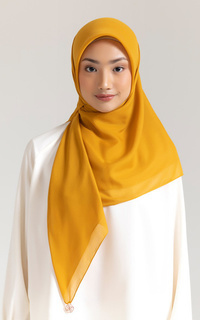 Printed Scarf Starla Scarf Mustard