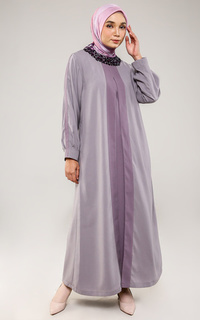 Long Dress Abaya Duo Bejewelled