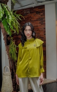 Kemeja Aera Shirt - Lime 