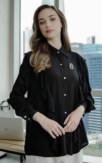 Kemeja Ellen Shirt - Black 