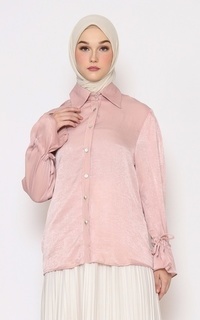 Kemeja Faiza Top Pink