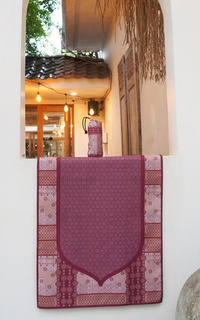 Sajadah Sajadah Ethnic - Fuchsia Anti Air Travel Printing