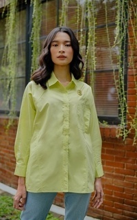 Kemeja Maika Shirt - Light Green 