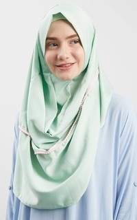 Instant Hijab Vervessa's Bianca Instant Khimar Pashmina Emerald