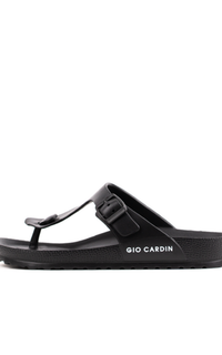 Sepatu TRISH SANDAL FLIP FLOP | TRIPLE BLACK | UNISEX