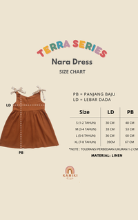 kids' clothing Nara Dress - Dress Anak - Baju Anaka Perempuan