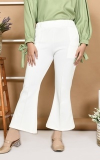 Pants Mybamus Nadine Cutbray Pants - Celana Panjang Broken White M17721 R48S2-660968