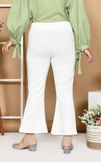 Pants Mybamus Nadine Cutbray Pants - Celana Panjang Broken White M17721 R48S2-660976