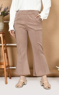 Pants Mybamus Nadine Cutbray Pants - Celana Panjang Mocca M17720 R48S1-660979