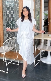 Kaftan Yoenik Apparel Kiya Kaftan Dress White M16970 R54S3