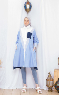 Tunic Callista Long Tunik Navy Blue