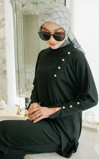 Overall Alunicorn - Kila One Set Deep Black - One Set Wanita