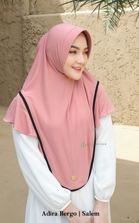 Hijab Polos Adira Bergo - Alya Hijab by Naja