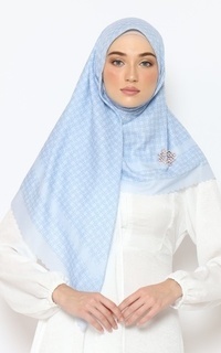 Hijab Motif MONO SERIES_ASH BLUE