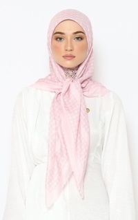 Printed Scarf MONO SERIES_PALE ROSE