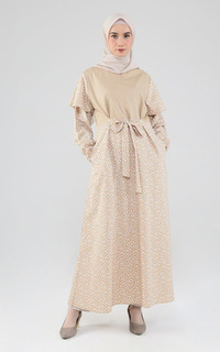 Long Dress Azeefa Dress - Mocca ZRN