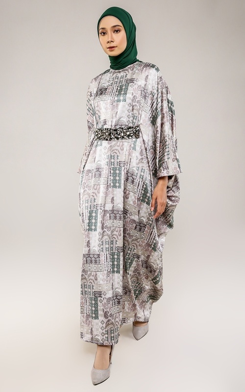 Kaftan - Kaftan Paisley Emerald Green - Emerald