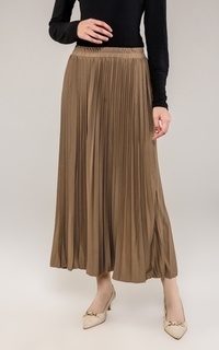 Rok New Pleats Skirt Light Mocca A