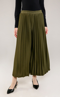 Pants New Pleats Cullote Army A