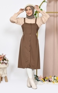 Overall Mybamus Tikafisi Overall Midi Dress - Jumpsuit Rok