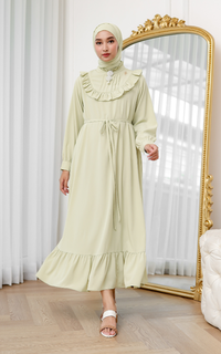 Gamis Marline Dress Sage for HIJUP