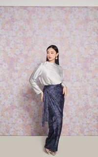 Skirt Kami Rasmi Skrit Navy