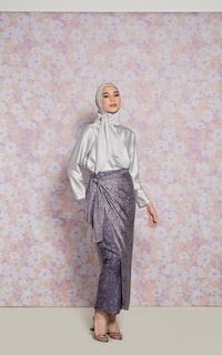 Skirt Kami Rasmi Skrit Taupe