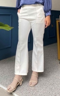 Pants Mybamus Nadine Cutbray Pants - Celana Panjang Broken White M17721 R48S2-666077