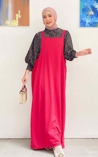 Overall Mybamus x Islahfuada Kezia Overall Dress — Jumpsuit Rok