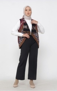 Cardigan Dayana Plum Reversible Vest